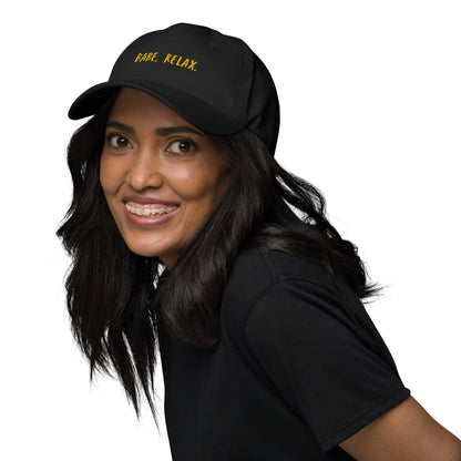 'Babe, Relax." Embroidered Dad hat