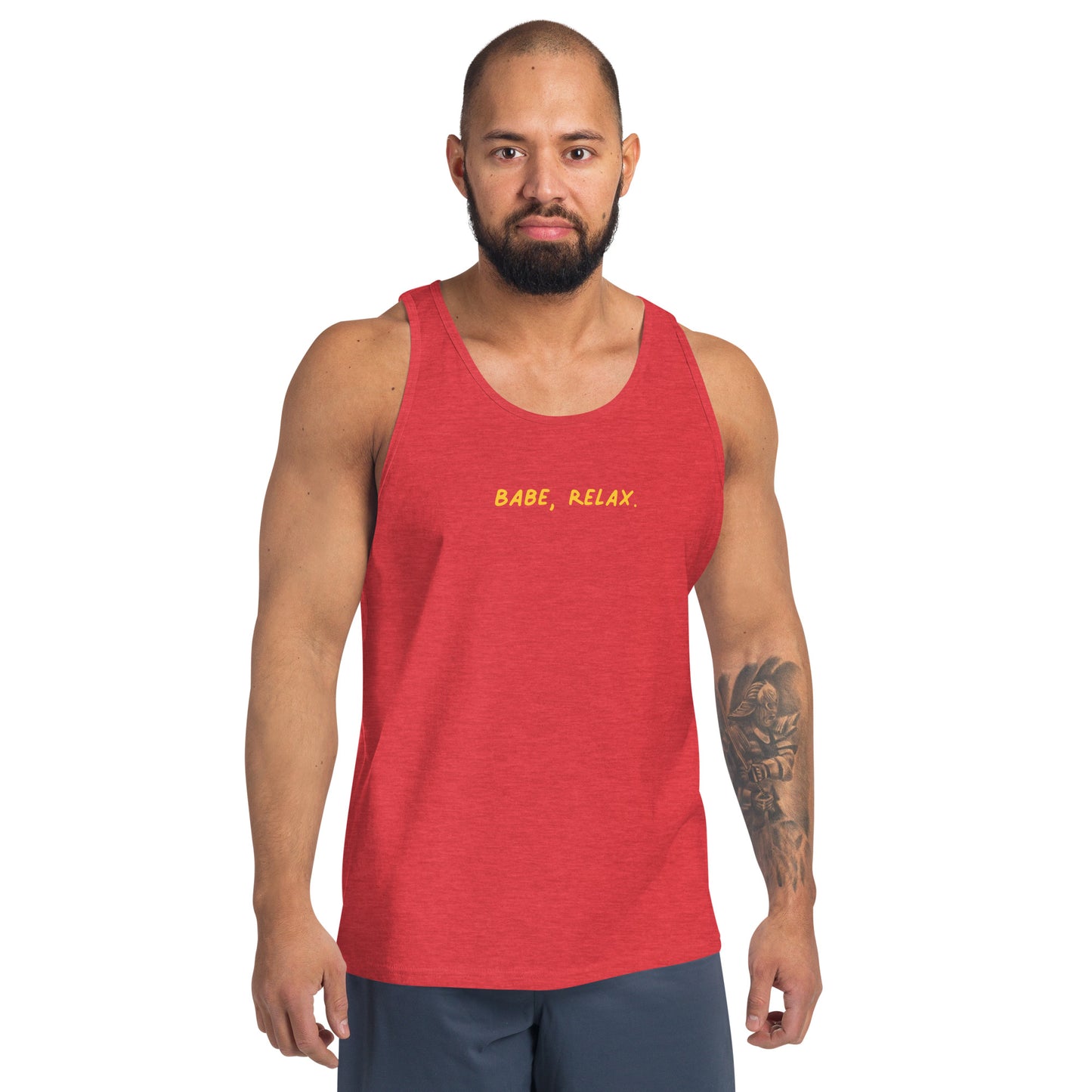 'Babe, Relax.' Classic Tank Top