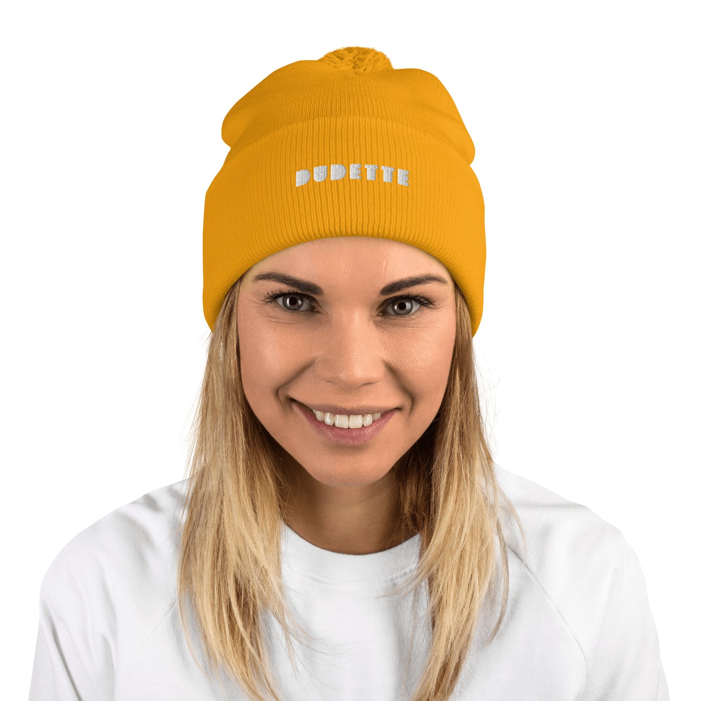 Dudette Pom-Pom Beanie