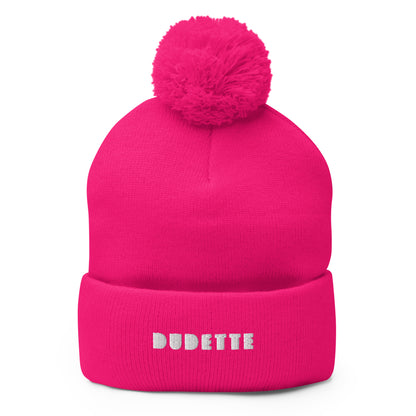 Dudette Pom-Pom Beanie