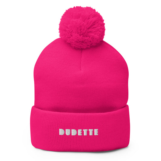 Dudette Pom-Pom Beanie