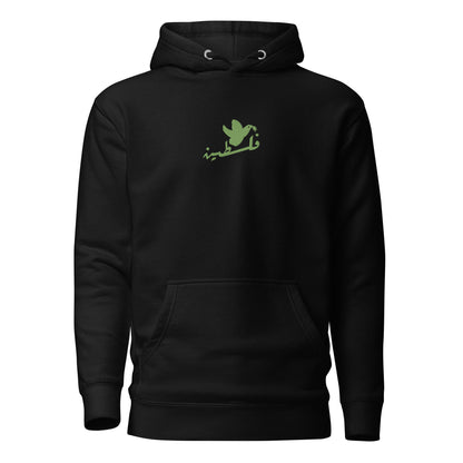 Palestine Green Dove Embroidered Hoodie