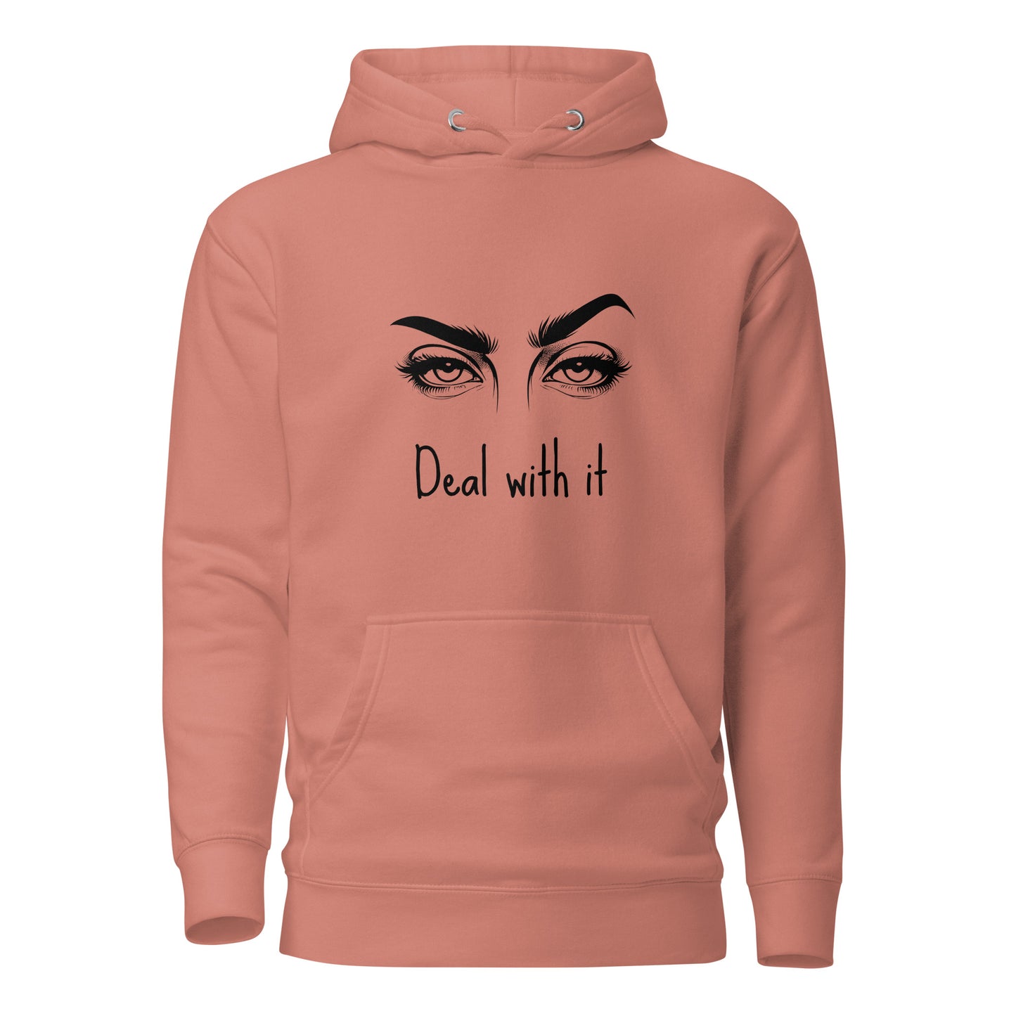 'Deal with it' Premium Unisex Hoodie