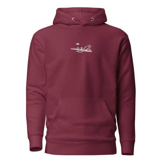 Dubai EK Flight Embroidered Hoodie