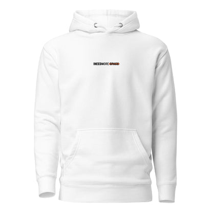 'I Need More Space' Embroidered Premium Hoodie