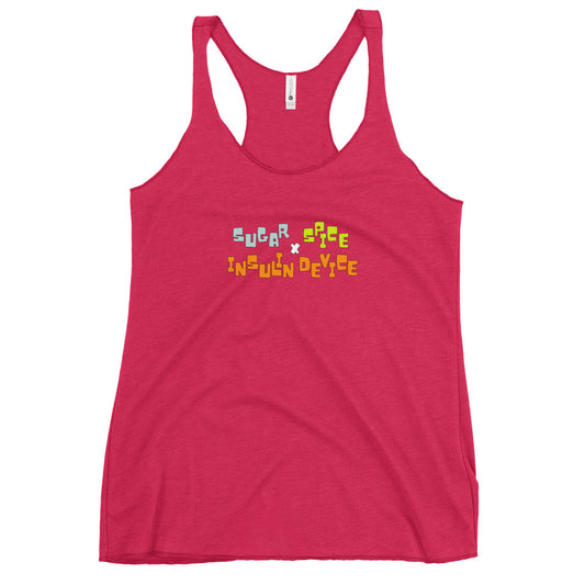 'SUGAR, SPICE, INSULIN DEVICE' Women's Tank